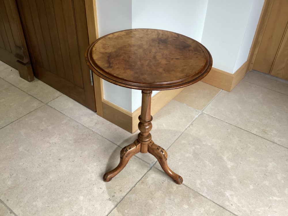 Victorian walnut wine table View II
