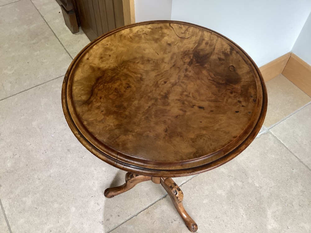 Victorian walnut wine table View III