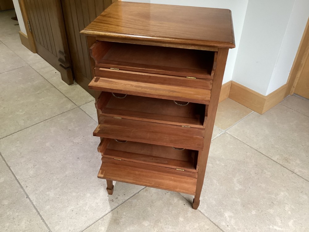 Edwardian mahogany music cabinet View VI