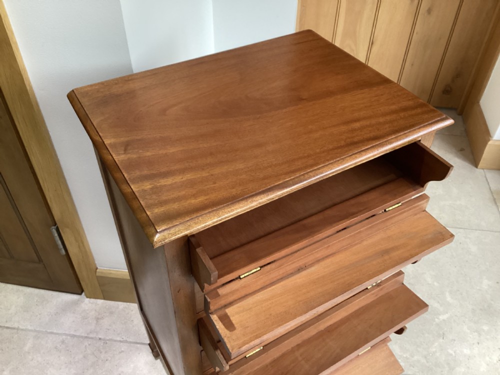 Edwardian mahogany music cabinet View VII