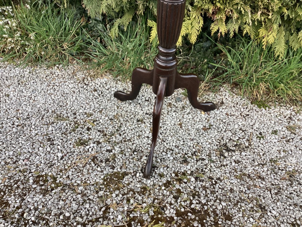 Edwardian mahogany torchiere View II