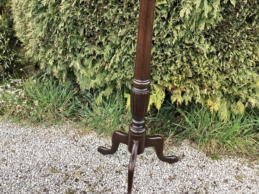 Edwardian mahogany torchiere View V