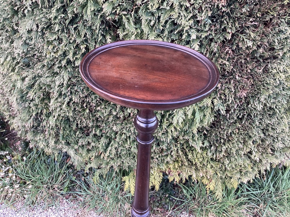 Edwardian mahogany torchiere View VII