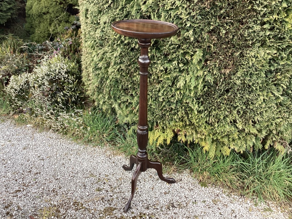 Edwardian mahogany torchiere View VIII