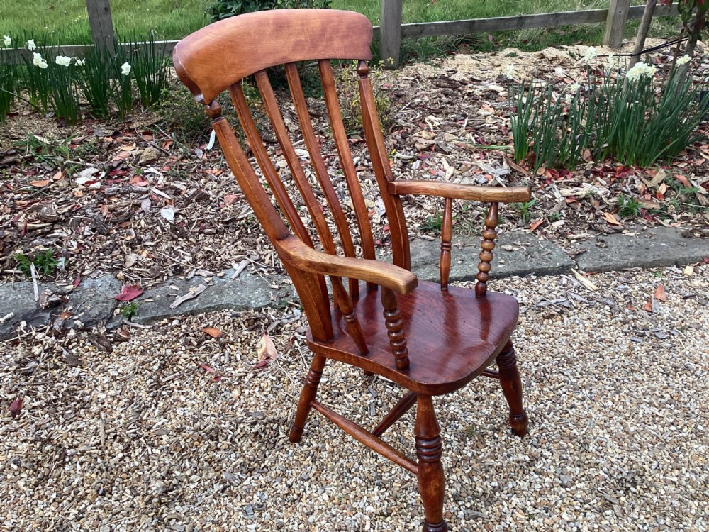 Victorian high back kitchen chair View II
