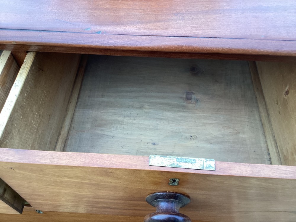 
Victorian walnut chest of drawers
 View IX