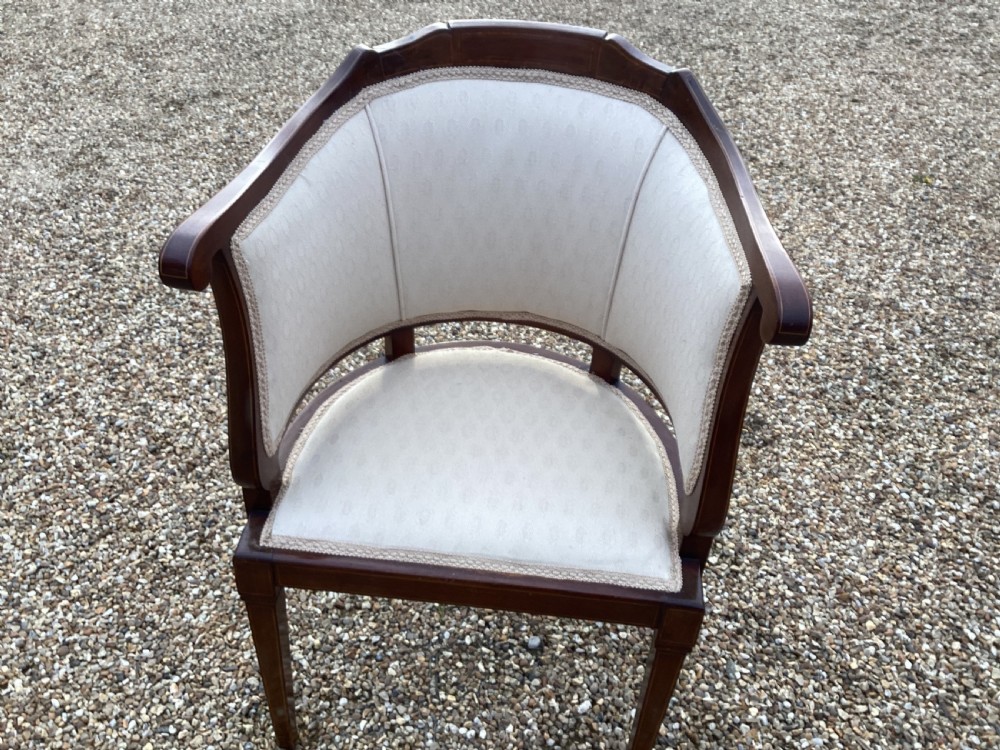 Edwardian mahogany parlour suite View VII