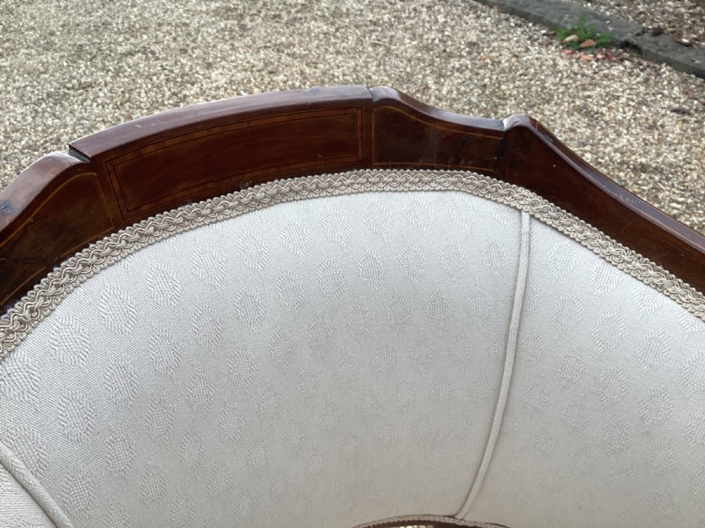 Edwardian mahogany parlour suite View X