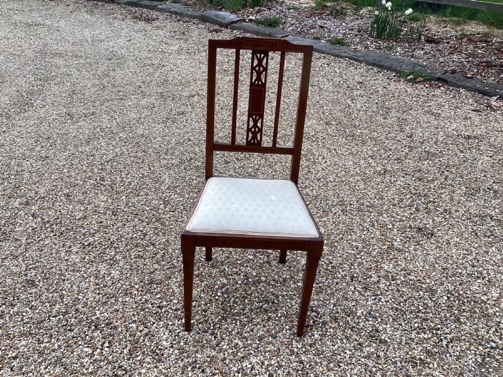 Edwardian mahogany parlour suite View XII
