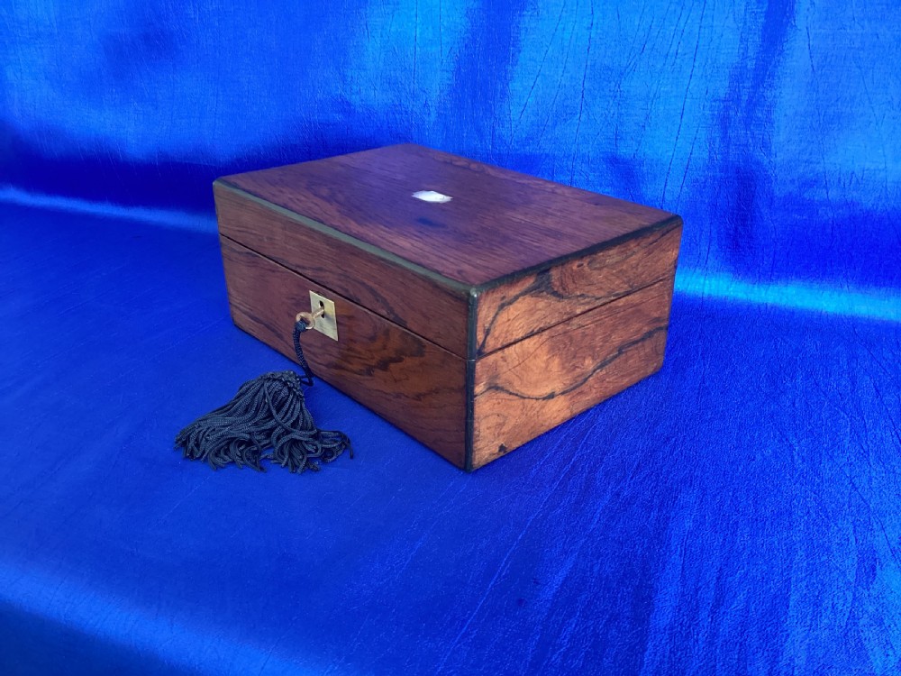 Victorian rosewood keepsake box View II