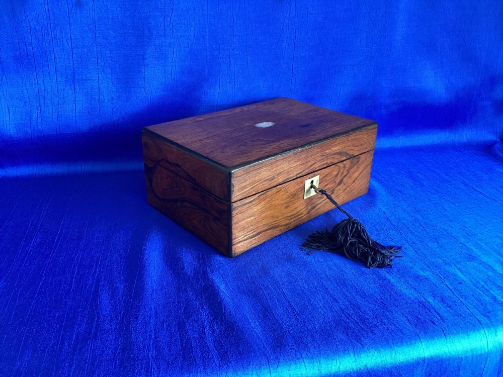 Victorian rosewood keepsake box View III