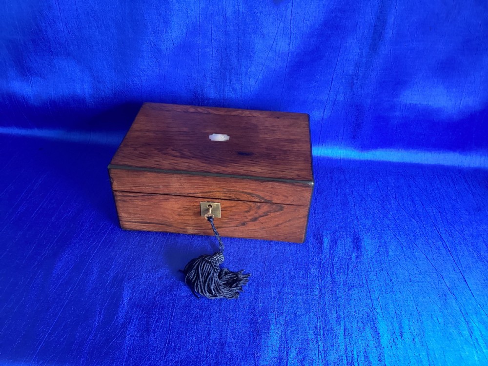 Victorian rosewood keepsake box View VI
