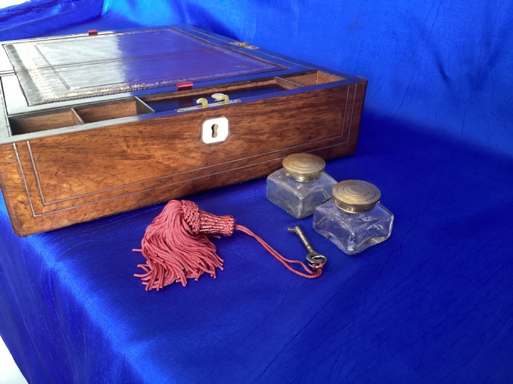 Victorian rosewood writing slope View VII