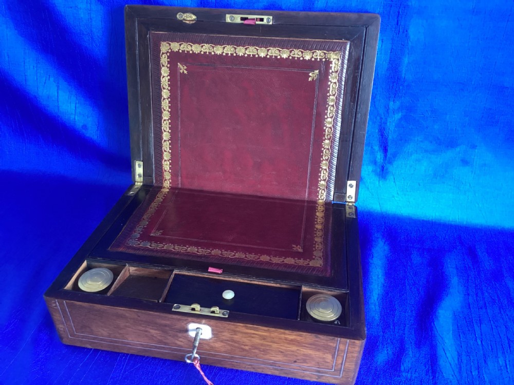 Victorian rosewood writing slope View VIII