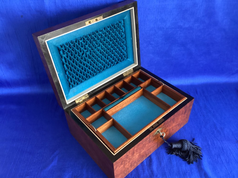 Victorian wooden jewellery box View VI