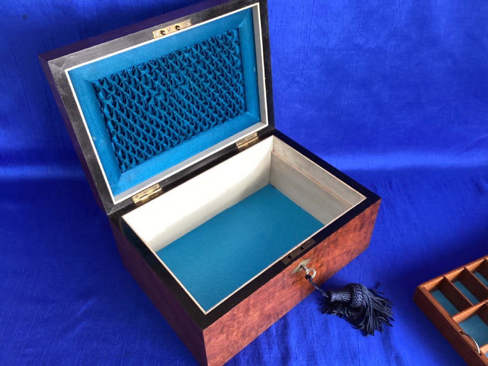 Victorian wooden jewellery box View VII