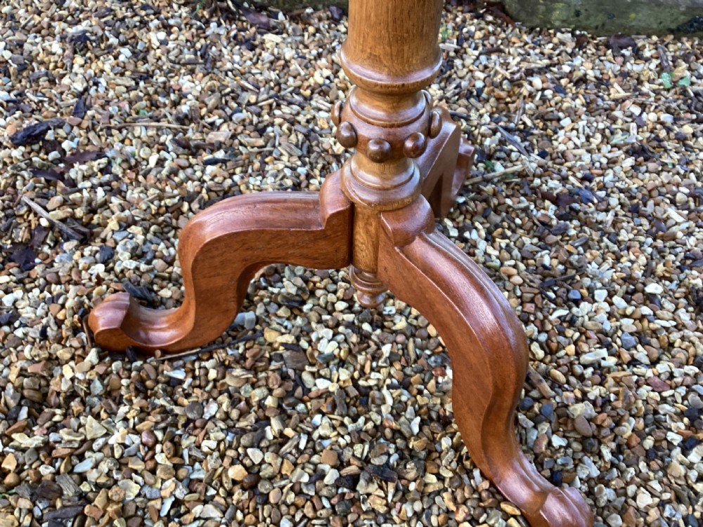 Victorian walnut tilt top chess table View V