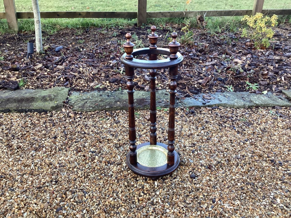 Victorian walnut  stick stand
