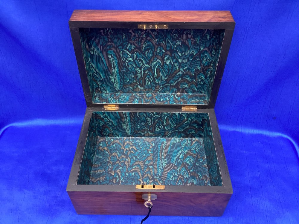 Victorian mahogany keepsake box View VI