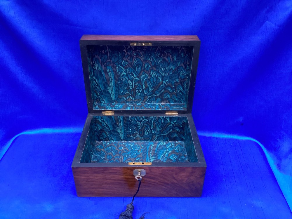 Victorian mahogany keepsake box View VII