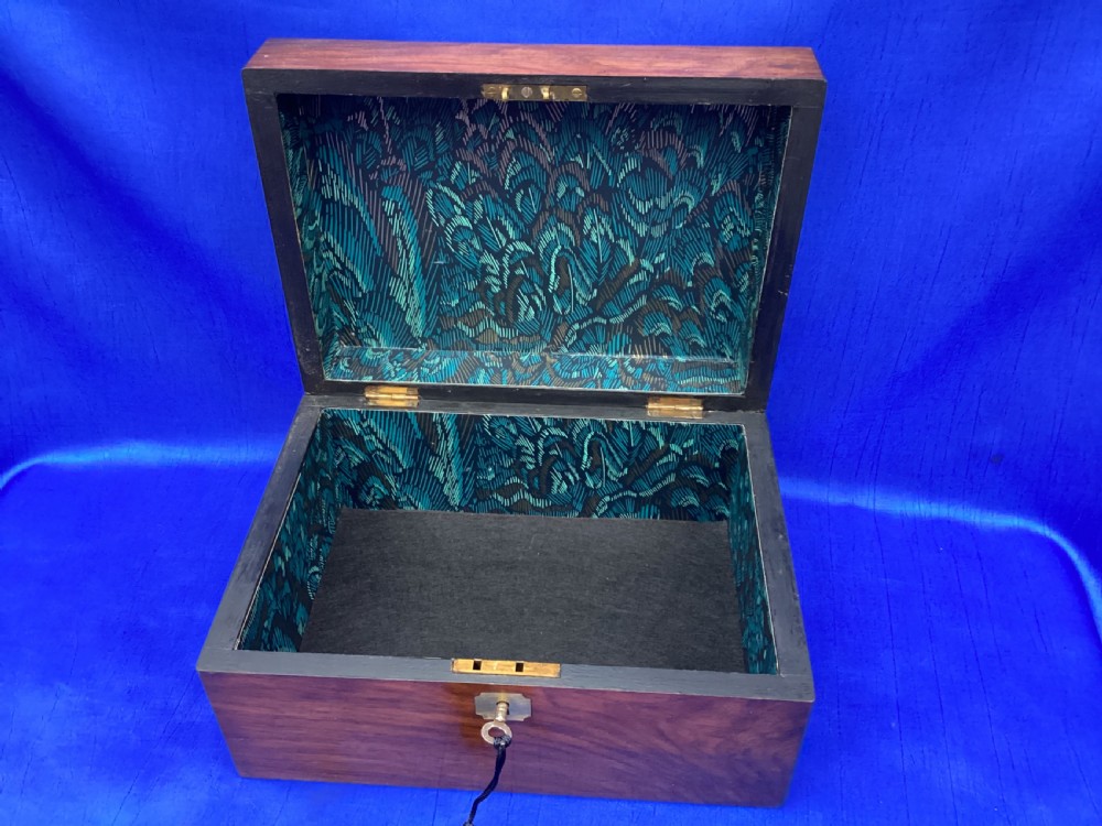 Victorian mahogany keepsake box View VIII