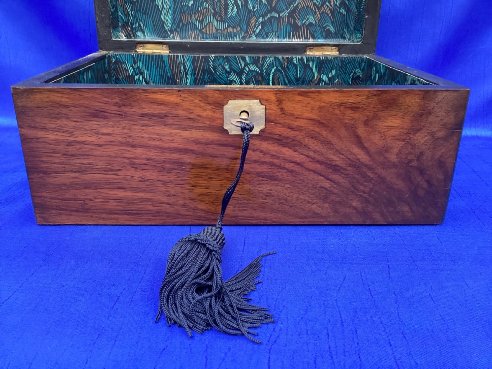 Victorian mahogany keepsake box View IX