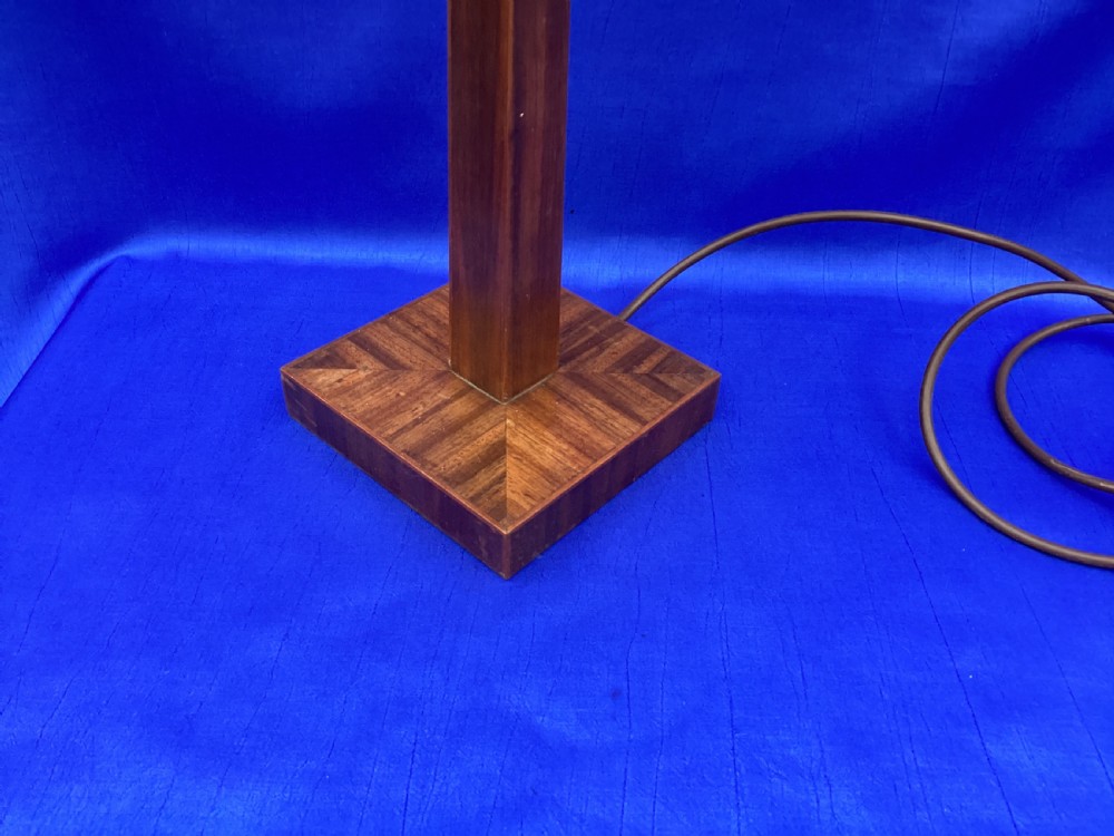Art Deco parquetry table lamp View V
