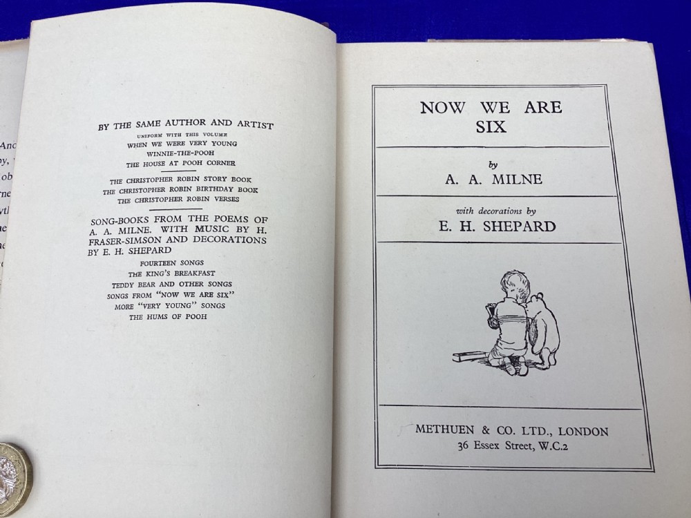 Winnie the Pooh AA Milne books 1920’s View IX