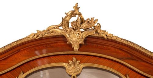LARGE FRENCH LOUIS XVI STYLE VITRINE BY 'LINKE' - ADDITIONAL PHOTO 2