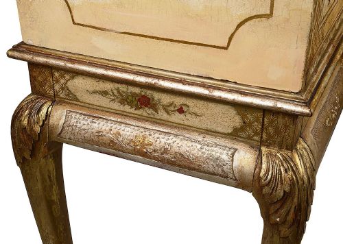 CHINOSERIE LACQUER CABINET ON STAND CIRCA 1900 - ADDITIONAL PHOTO 8