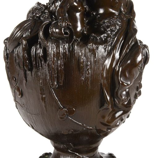 19TH CENTURY BRONZED VASE LAMP OF THE GODDESS AMPHITRITE - ADDITIONAL PHOTO 8