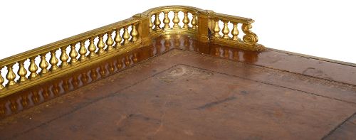 19TH CENTURY FRENCH MAHOGANY BUREAU PLAT AFTER HENRY DASSON - ADDITIONAL PHOTO 7