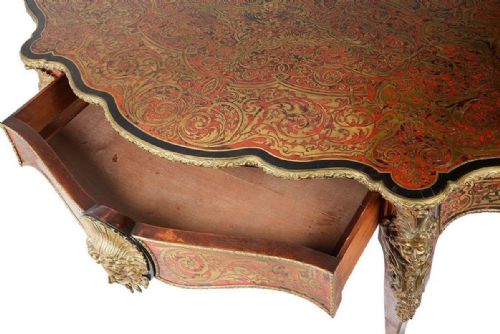 19TH CENTURY BOULLE CENTRE TABLE - ADDITIONAL PHOTO 4
