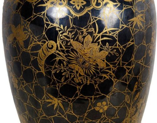 19TH CENTURY CHINESE FAMILLE NOURE VASE LAMP - ADDITIONAL PHOTO 6