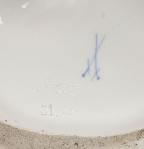 MEISSEN GROUP 'A GOOD MOTHER' 19TH CENTURY - ADDITIONAL PHOTO 7