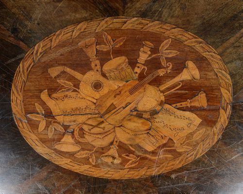 18TH CENTURY MARQUETRY INLAID CARD TABLE - ADDITIONAL PHOTO 9