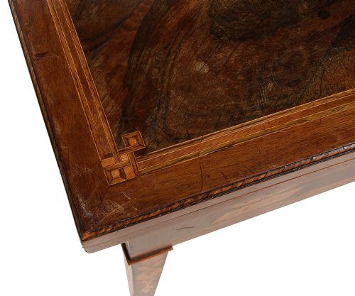 18TH CENTURY MARQUETRY INLAID CARD TABLE - ADDITIONAL PHOTO 12