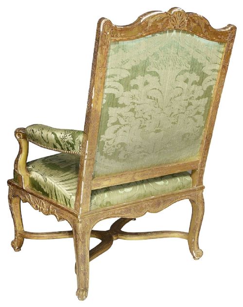 PAIR 19TH CENTURY FRENCH GILTWOOD SALON CHAIRS - ADDITIONAL PHOTO 4