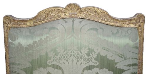 PAIR 19TH CENTURY FRENCH GILTWOOD SALON CHAIRS - ADDITIONAL PHOTO 6