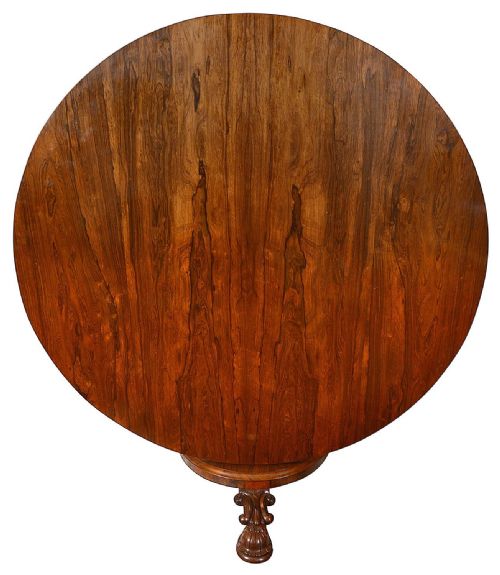 LATE REGENCY PERIOD ROSEWOOD DINING CENTRE TABLE CIRCA 182040 - ADDITIONAL PHOTO 3