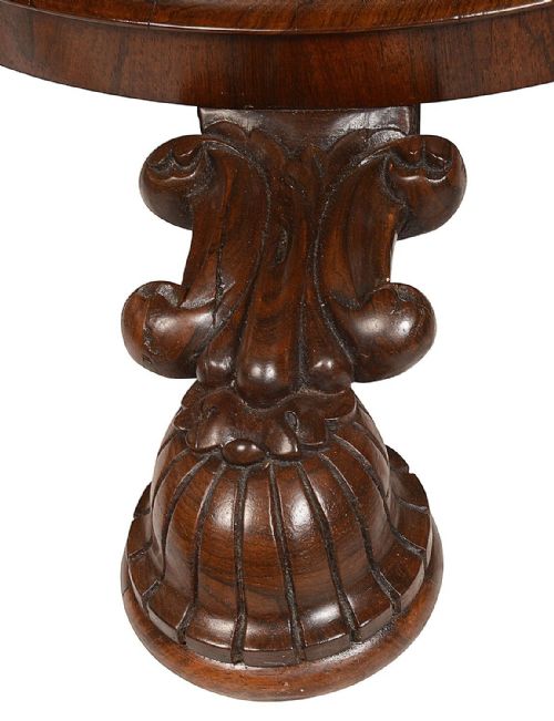 LATE REGENCY PERIOD ROSEWOOD DINING CENTRE TABLE CIRCA 182040 - ADDITIONAL PHOTO 5