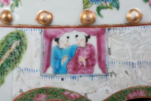 PAIR OF 19TH CENTURY CHINESE ROSE MEDALLION GARDEN SEATS CIRCA 1880 - ADDITIONAL PHOTO 14