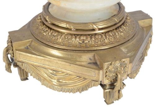 19TH CENTURY ALABASTER CLASSICAL URN - ADDITIONAL PHOTO 4