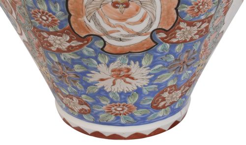 JAPANESE IMARI LIDDED VASE CIRCA 1890 - ADDITIONAL PHOTO 5
