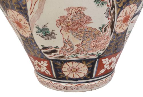 18TH CENTURY JAPANESE ARITA PORCELAIN VASE LAMP - ADDITIONAL PHOTO 5