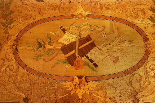 FRENCH 19TH CENTURY MARQUETRY INLAID CARD TABLE - ADDITIONAL PHOTO 2