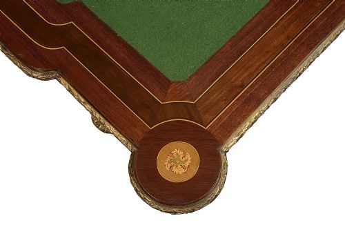 FRENCH 19TH CENTURY MARQUETRY INLAID CARD TABLE - ADDITIONAL PHOTO 7