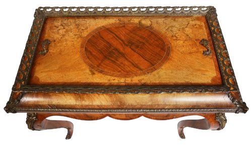 VICTORIAN WALNUT JARDINIERE SIDE TABLE - ADDITIONAL PHOTO 1