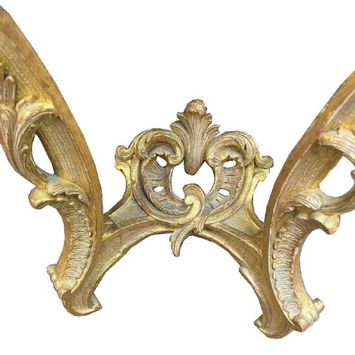 PAIR FRENCH 18TH CENTURY CARVED GILT WOOD CONSOLE TABLES - ADDITIONAL PHOTO 5