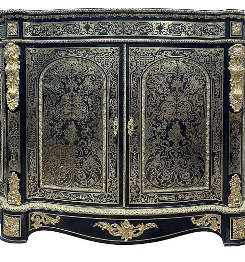 19TH CENTURY FRENCH BOULLE CREDENZA - ADDITIONAL PHOTO 1